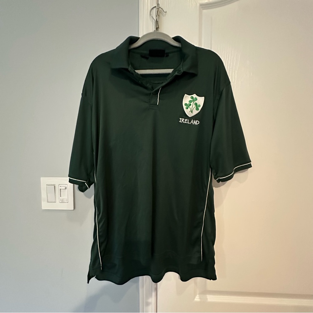 Live for Rugby Green Ireland Irish Polo Shirt XXL